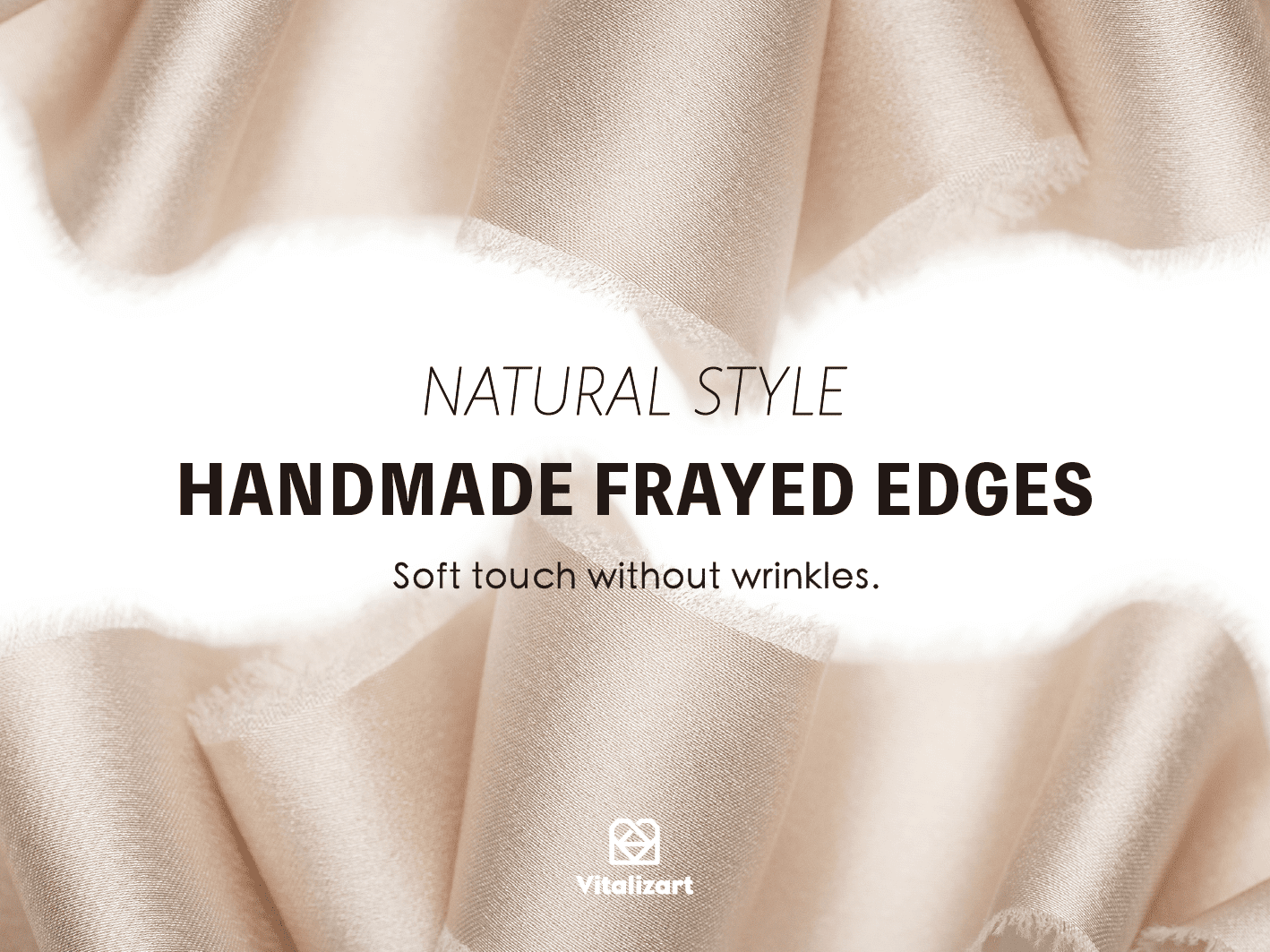 Silk Satin Ribbon with Wooden Spool 1.5” x 15 Yd (Light Nude) - Vitalizart