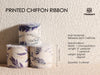 Printed Frayed Ribbon 1 1/2" x 21 Yd (Pattern2) - Vitalizart
