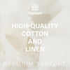 Cotton Linen Ribbon 1.5" x 5Yd (White) - Vitalizart