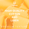 Cotton Linen Ribbon 1.5" x 5Yd (Yellow Gold) - Vitalizart