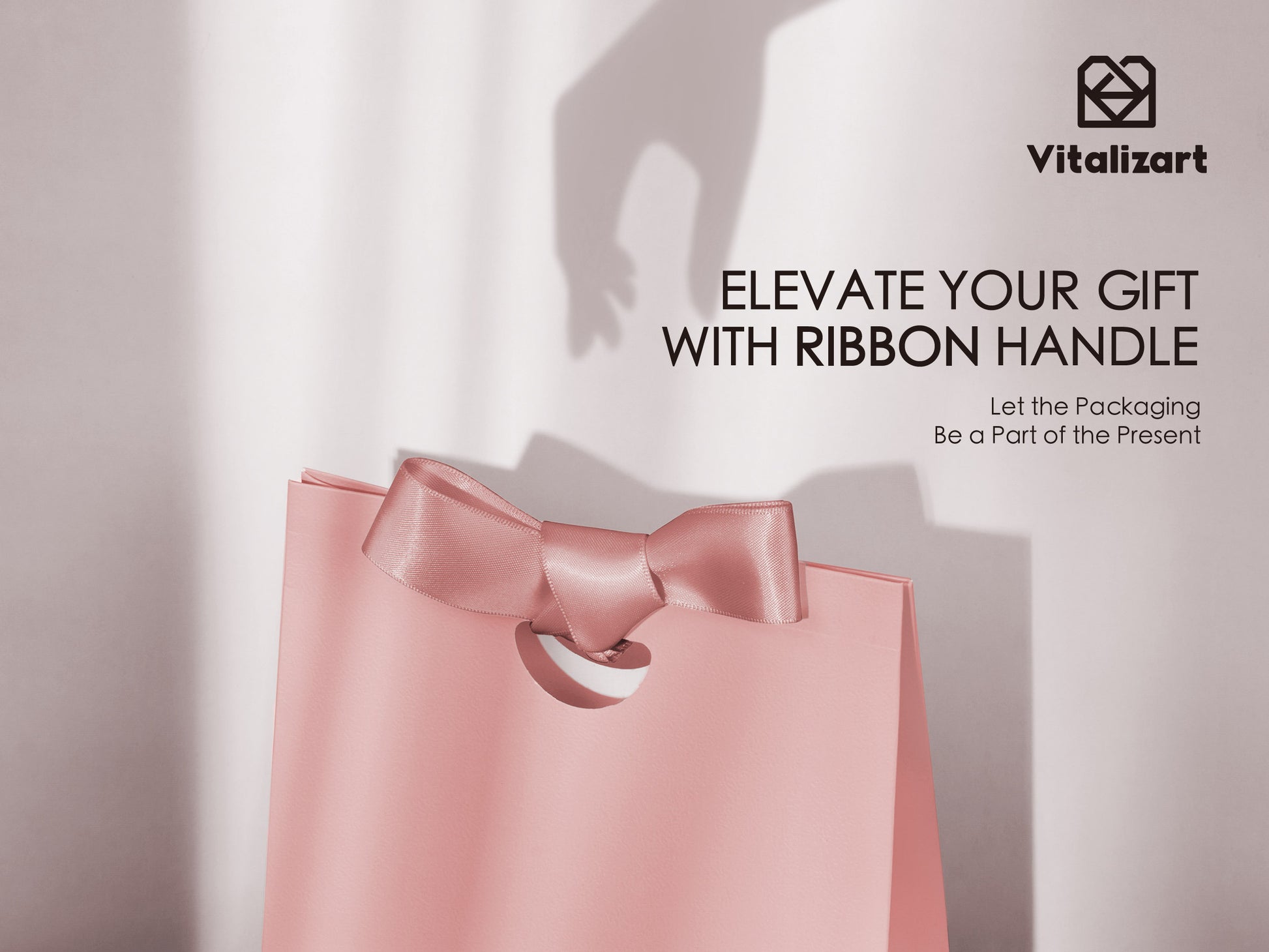 Vitalizart Paper Gift Bags with Ribbon Handles Set of 10 Pink Bulk Reusable for Gift Wrap Girls Kids Birthday Bridal Shower Party Favors Goodie Bags Candy Christmas 6.1"x2.95"x5.71" Mini（Pink) - Vitalizart