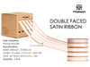 Double Face Satin Ribbon 3/8" x 50Yd (Dusty Pink Tan Nude) - Vitalizart