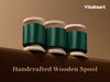 Vitalizart Silken Lustre Ribbon 1" x 15 Yards, Champagne & Nude Silky Satin Ribbon with Subtle Sheen (Dark Green)