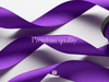 Double Faced Satin Ribbon 3/8" x 21 Yd (Purple) - Vitalizart