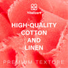 Cotton Linen Ribbon 1.5" x 5Yd (Coral Pink) - Vitalizart