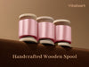Vitalizart Silken Lustre Ribbon 1" x 15 Yards, Champagne & Nude Silky Satin Ribbon with Subtle Sheen ( Light Pink)