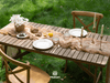 Cheesecloth Table Runner Gauze Boho Rustic 35 x 120 Inches (Light Nude Pink) - Vitalizart