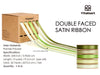 Double Face Satin Ribbon 3/8"x 50Yd (Mint Dark Sage Green) - Vitalizart