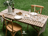 Cheesecloth Table Runner Gauze Boho Rustic 35 x 120 Inches (Beige Nude) - Vitalizart