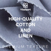 Cotton Linen Ribbon 1.5" x 5Yd (Denim Blue) - Vitalizart