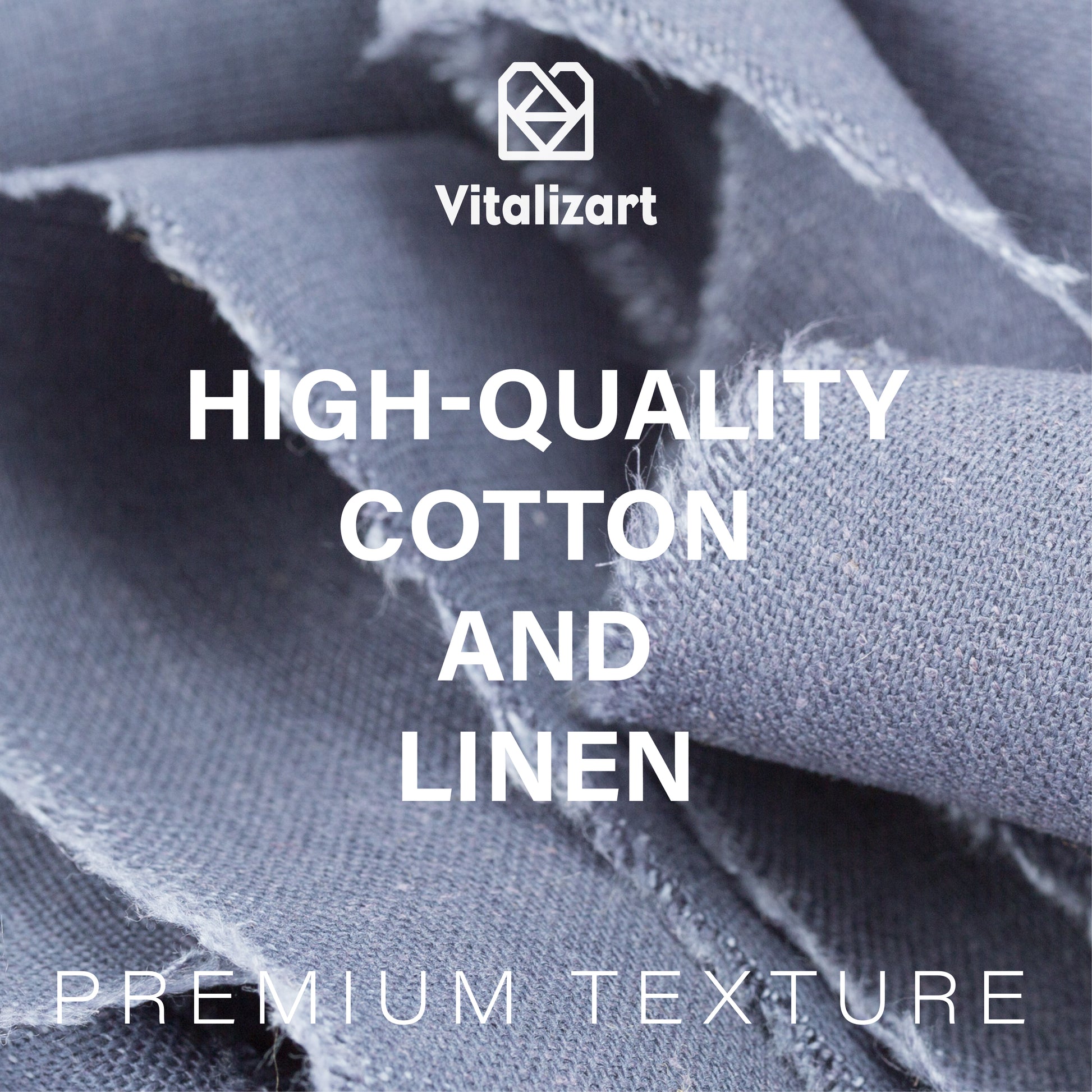 Cotton Linen Ribbon 1.5" x 5Yd (Denim Blue) - Vitalizart