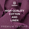 Cotton Linen Ribbon 1.5" x 5Yd (Eggplant Purple) - Vitalizart