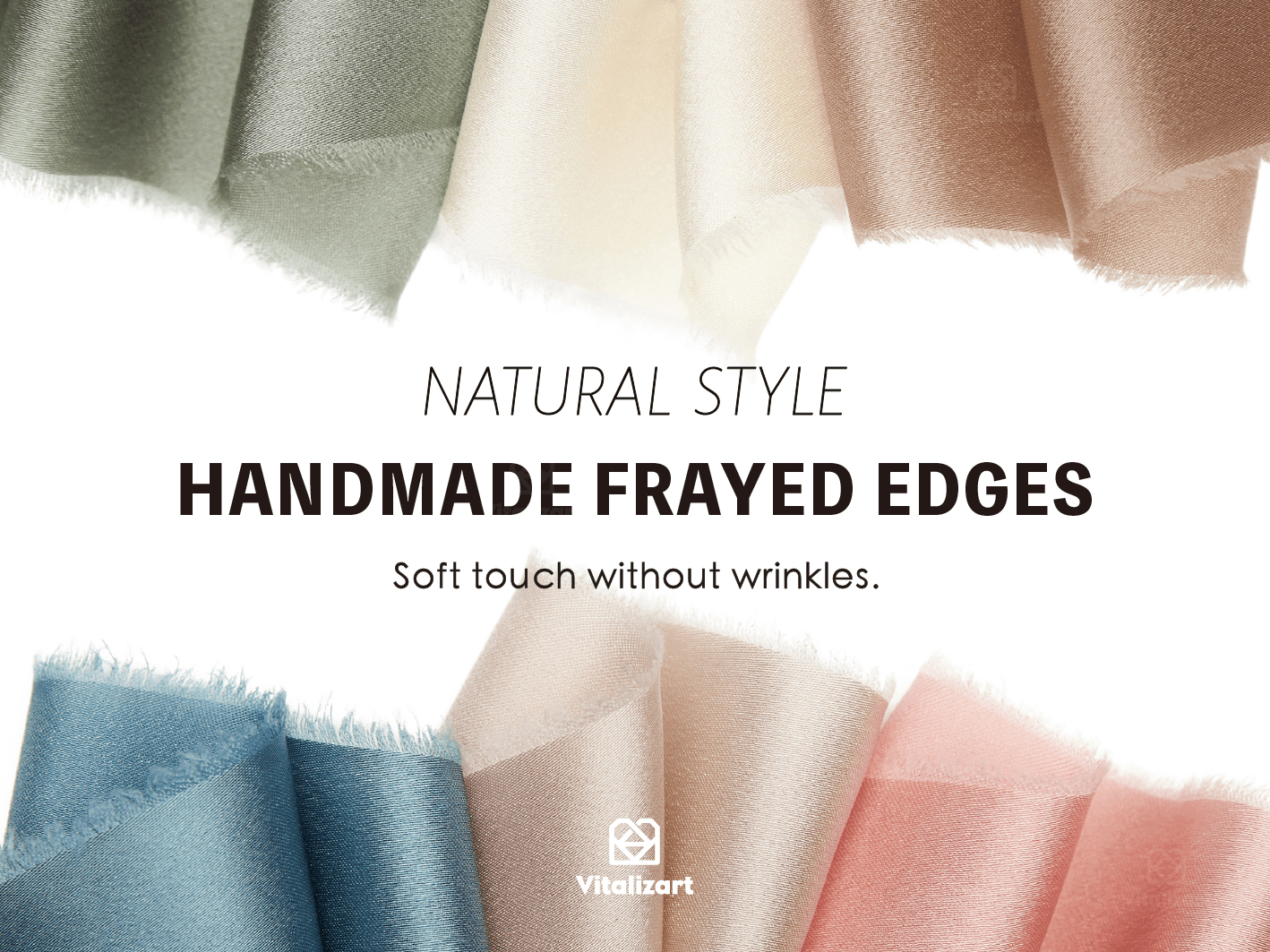 Silk Satin Ribbon With Wooden Spool 1" x 45 Yd (Mixed Color) - Vitalizart