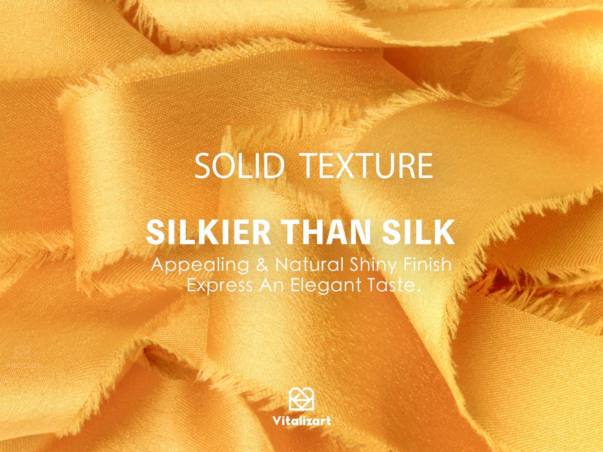 Silk Satin Ribbon With Wooden Spool 1" x 15 Yd (Gold) - Vitalizart