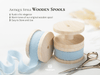 Cotton Ribbon Handmade Fringe 5/8" x 21 Yd (Baby Blue) - Vitalizart