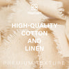 Cotton Linen Ribbon 1.5" x 5Yd (Beige) - Vitalizart