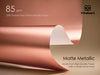Wrapping Paper Set 17"x197" Matte Metallic With Silk Satin Ribbon & Gift Tags for Baby (Pink Paper & Pink Ribbons) - Vitalizart