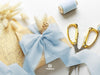 Chiffon Ribbon with Wooden Spool 2" x 15 Yd (Baby blue) - Vitalizart