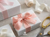 Silk Satin Ribbon With Wooden Spool 1" x 15 Yd (Light Pink) - Vitalizart