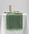 Waffle Weave Cotton Table Runner 14"x72" (Dusty Green)