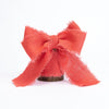 Cotton Linen Ribbon 1.5" x 5Yd (Coral Pink) - Vitalizart