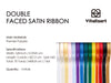 Ribbon for Crafts Double Faced Functional Satin Ribbon 3/8" x 70Yd (Rainbow Ribbon) - Vitalizart