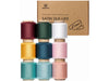 Silk Satin Ribbon with Wooden Spool 1.5" x 45 Yard (Rainbow) - Vitalizart