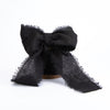 Cotton Linen Ribbon 1.5" x 5Yd (Black) - Vitalizart