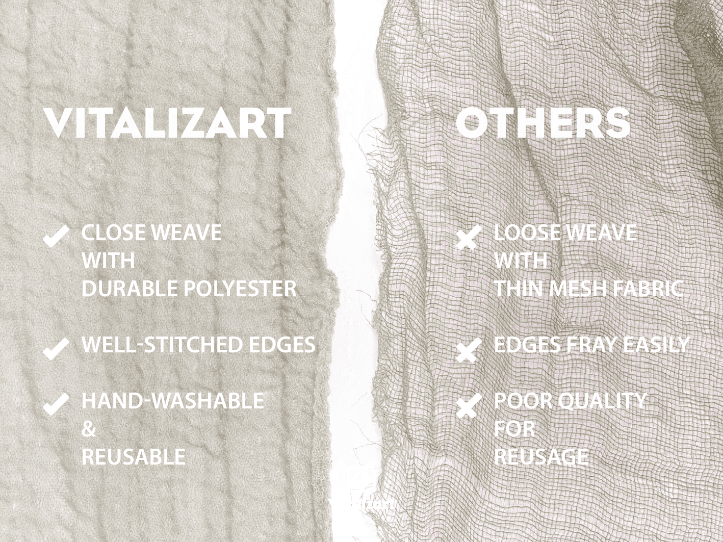 Cheesecloth Table Runner 35 x 120 Inches (Plaza Taupe) - Vitalizart