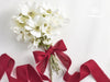 Cotton Ribbon Handmade Fringe 1.5" x 15 Yd (Burgundy) - Vitalizart