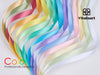 Ribbon for Crafts Double Faced Functional Satin Ribbon 3/8" x 70Yd (Pastel Ribbon) - Vitalizart