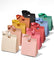 Vitalizart Paper Gift Bags With Ribbon Handles Set of 10 Assorted Colors Bulk Reusable For Gift Wrap  5.91"x3.54"x7.28" Small Size(Mixed Colors)