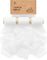 Chiffon Ribbon with Wooden Spool 2" x 15 Yd (White)