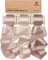 Vitalizart Silken Lustre Ribbon 1" x 15 Yards, Champagne & Nude Silky Satin Ribbon with Subtle Sheen (Champagne Nude & Ivory)