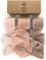 Fringe Chiffon Silk Ribbon 1 1/2 Inch x 21Yd (Dusty Rose)