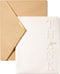 Vitalizart Embossed Thank You Cards with Envelopes, 32 Pack 4.3" x 5.5", 250gsm Thick Textured Cardstock
