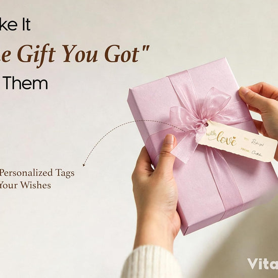 Vitalizart Pearly Wrapping Paper Set 17" × 197" w/ Satin Ribbon & Tags – Blush Pink - Vitalizart
