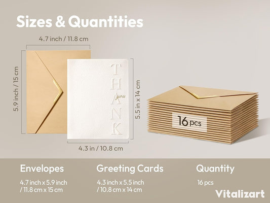 Vitalizart Greeting Cards 16PCS - Vitalizart