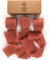Fringe Chiffon Silk Ribbon 1.5" x 21Yd (Rust Red)