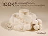 Vitalizart Ribbon Cotton Handmade Fringe 1" x 15 Yd Pure Natural Cotton Ribbons ( Nude & Ivory) - Vitalizart