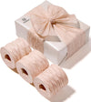 Vitalizart Crinkle Paper Ribbon 1.5" x 75 Yards, Reusable Recyclable Easy Tear(NUDE) - Vitalizart