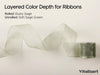 Vitalizart Pearly Wrapping Paper Set 17" × 197" w/ Satin Ribbon & Tags – Sage Green - Vitalizart