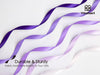 Double Face Satin Ribbon 3/8" x 50Yd (Assorted Purple) - Vitalizart