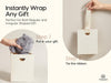 Vitalizart Paper Gift Bags With Ribbon Handles Set of 10 Cream White Bulk Reusable For Gift Wrap 5.91"x3.54"x7.28" Small Size(Cream White) - Vitalizart