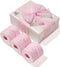 Vitalizart Crinkle Paper Ribbon 1.5" x 75 Yards, Reusable Recyclable Easy Tear(PINK)