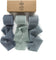 Fringe Chiffon Silk Ribbon 1 1/2 Inch x 21Yd (Dusty Blue)