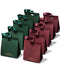 Christmas Gift Bags Small Paper Gift Bags with Ribbon Handles — Set of 10