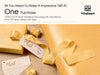 Wrapping Paper Set 17"x197" Pearly - Lustre With Silk Like Satin Ribbon & Gift Tags (Gold Paper & Gold Ribbons) - Vitalizart