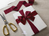 Silk Satin Ribbon with Wooden Spool 1.5" x 15 Yd (Burgundy Red) - Vitalizart