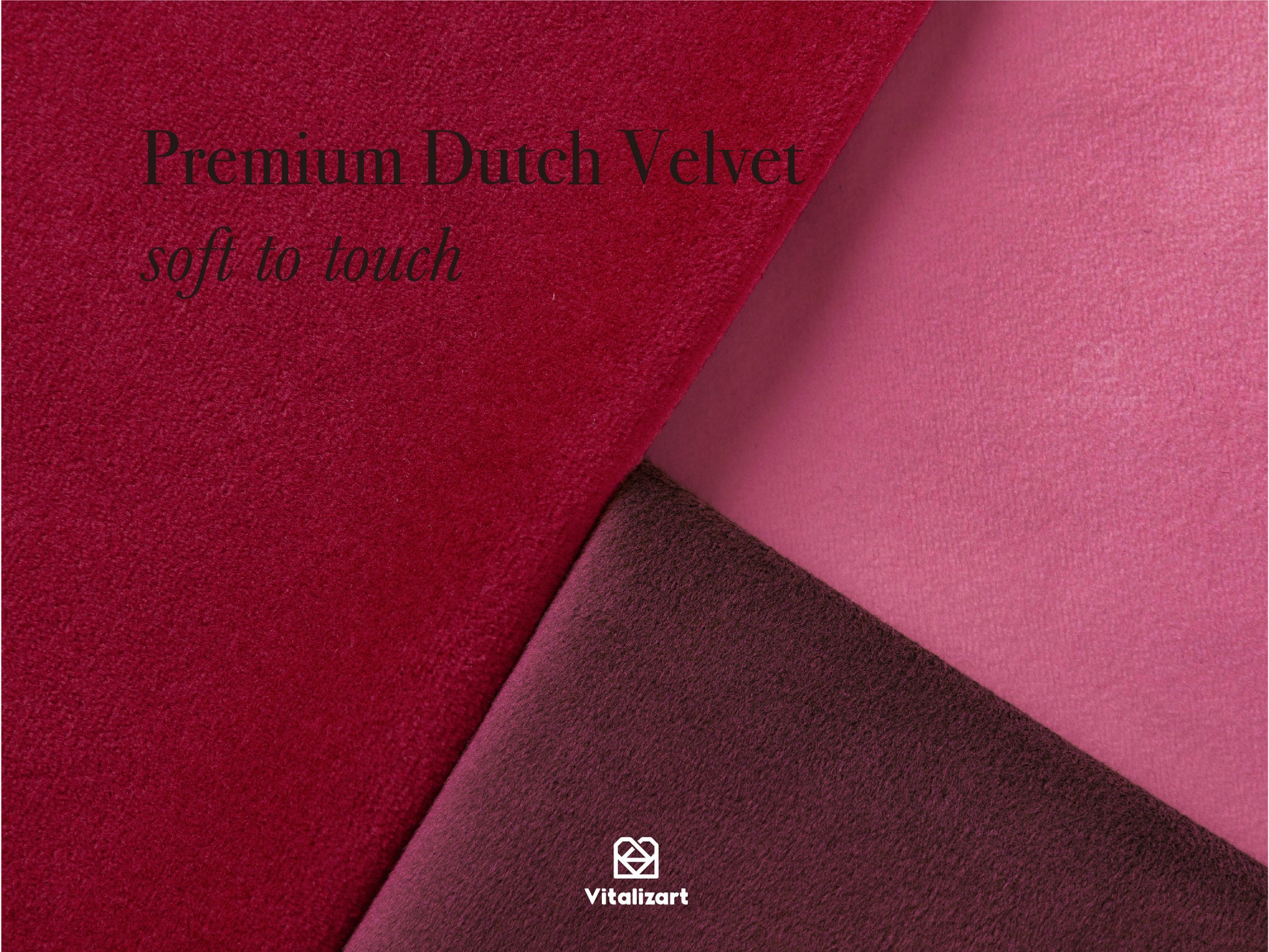 Velvet Ribbon With Wooden Spool 3/8" x 15 Yd (Burgundy & Red) - Vitalizart